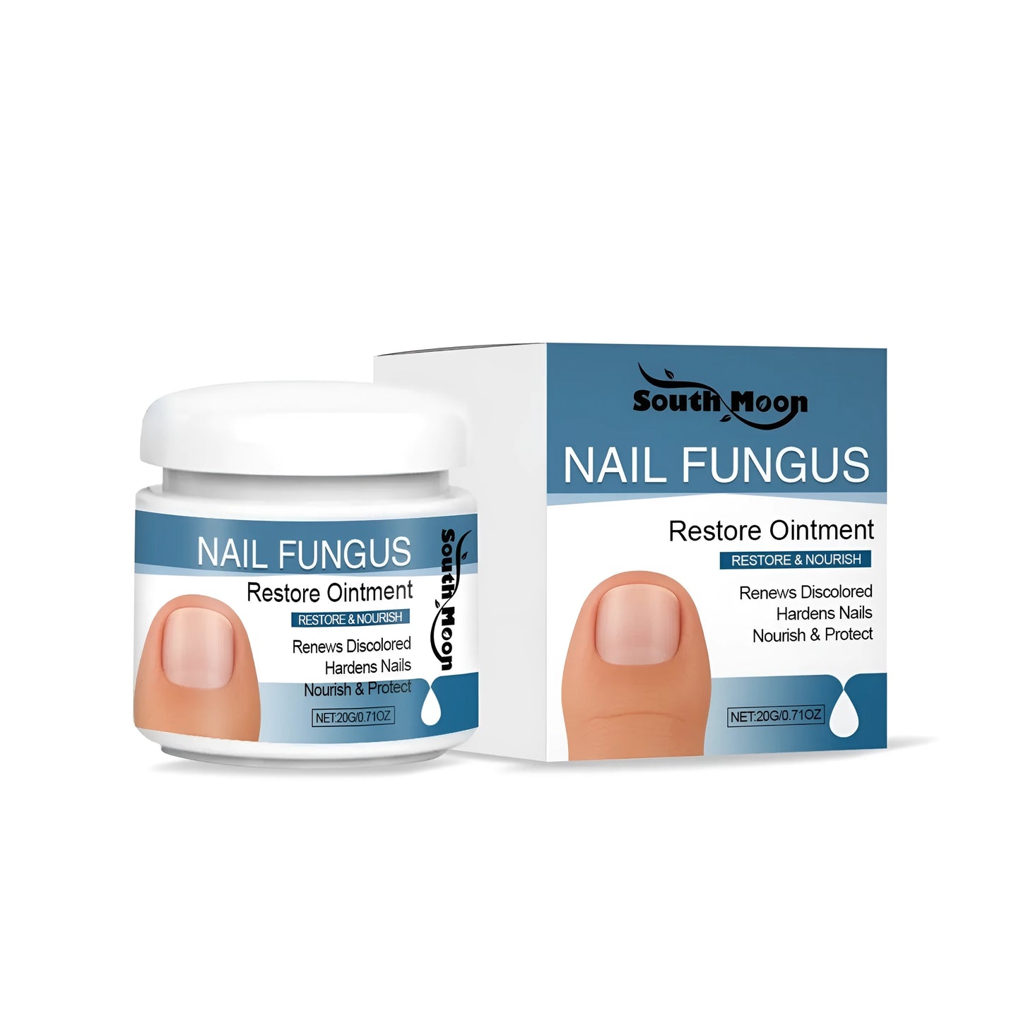 20g tube of Whitenail Repair Cream for onychomycosis treatment with natural ingredients