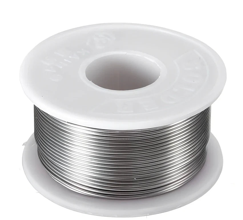 Kena no-lead flux core solder wire 50g spool, diameters 0.5mm to 1.0mm, melts at 255°C for electronics