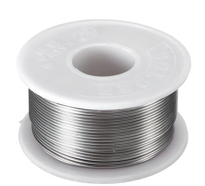 Kena no-lead flux core solder wire 50g spool, diameters 0.5mm to 1.0mm, melts at 255°C for electronics