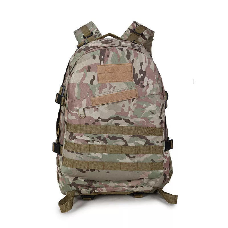 Camouflage multi-function double shoulder backpack with waterproof Oxford cloth