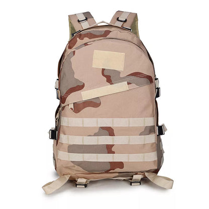 Camouflage multi-function double shoulder backpack with waterproof Oxford cloth