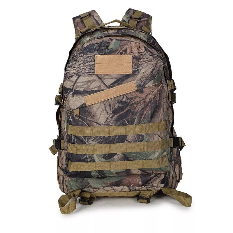 Camouflage multi-function double shoulder backpack with waterproof Oxford cloth