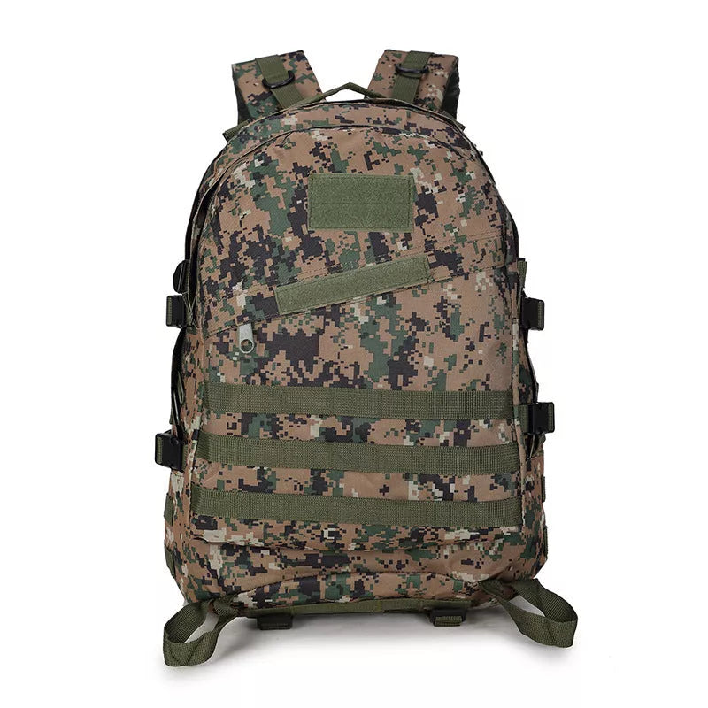 Camouflage multi-function double shoulder backpack with waterproof Oxford cloth