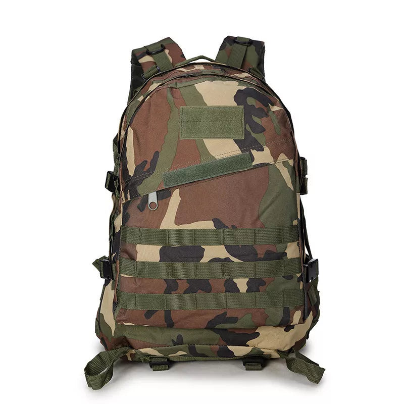 Camouflage multi-function double shoulder backpack with waterproof Oxford cloth