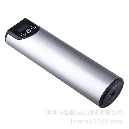 Cordless tire inflator with matte, stain-resistant coating and powerful 2000mAh lithium-ion battery