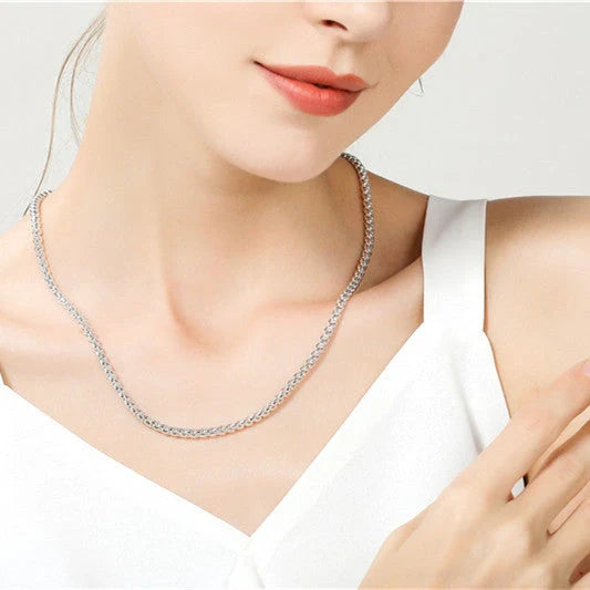 Elegant silver-plated round box necklace clasp for secure and stylish jewelry fastening