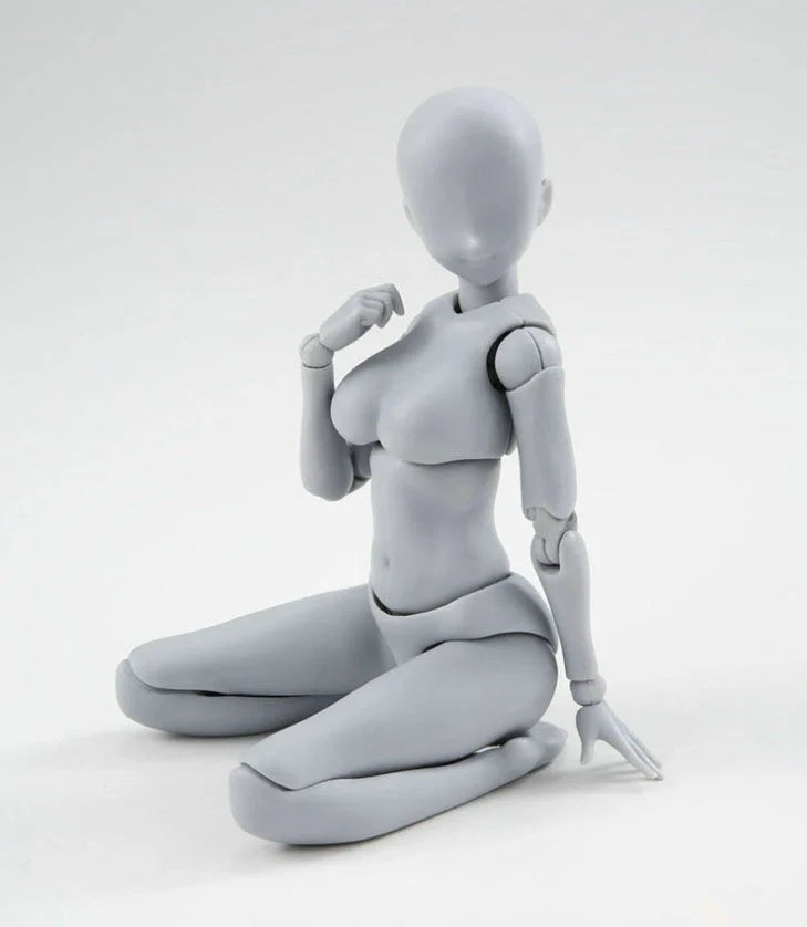 Articulated artist mannequin kits with interchangeable accessories for dynamic pose reference