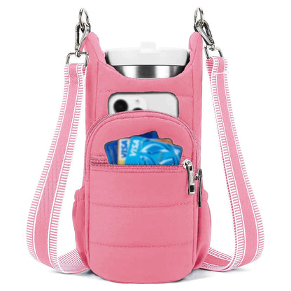 Cloth water bottle bag for bicycles in modern simplicity style