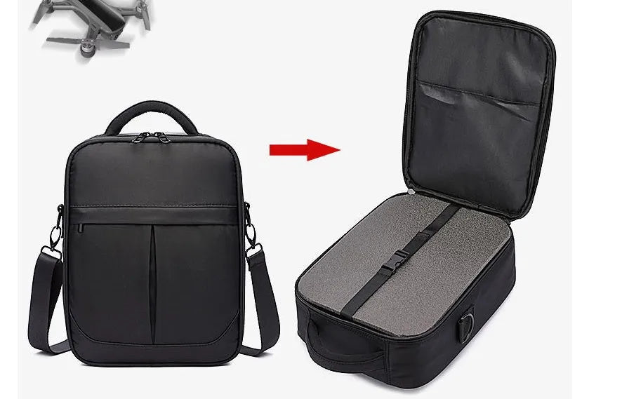 Black Oxford fabric men's shoulder messenger bag with adjustable strap