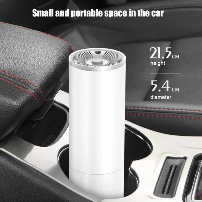 Compact portable car vacuum cleaner with HEPA filter for powerful cleaning
