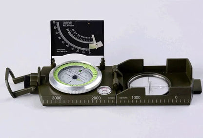 American multi-function K4074 slope gauge in Army Green with luminous dial