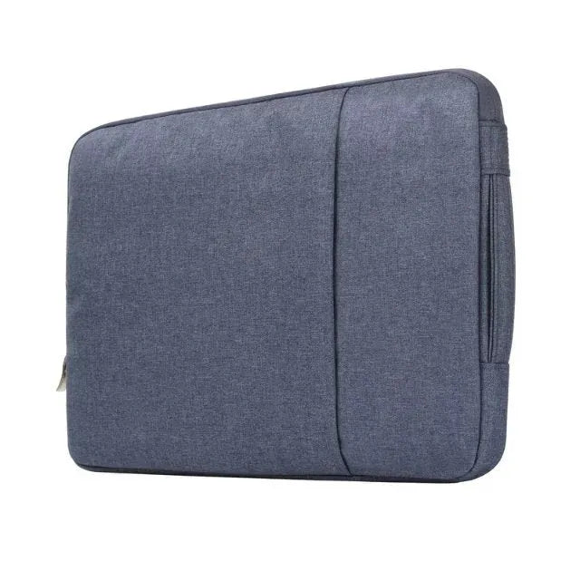 Canvas tablet case handbag in grey colour with thicken anti-fall protection for student Pro 12.9 devices