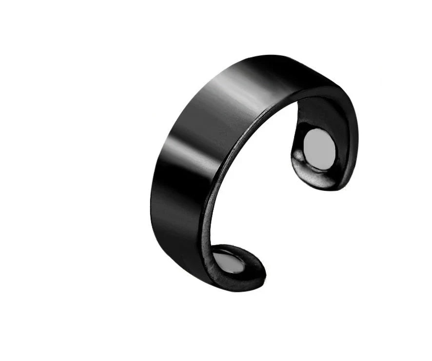 Magnetic Therapy Ring with acupressure design for sleep apnea relief and improved circulation