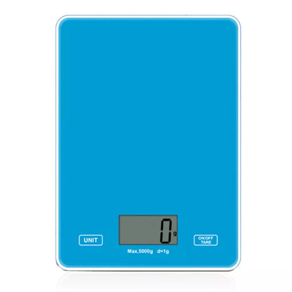Mini glass platform baking scale with HD LCD display for precise measurements