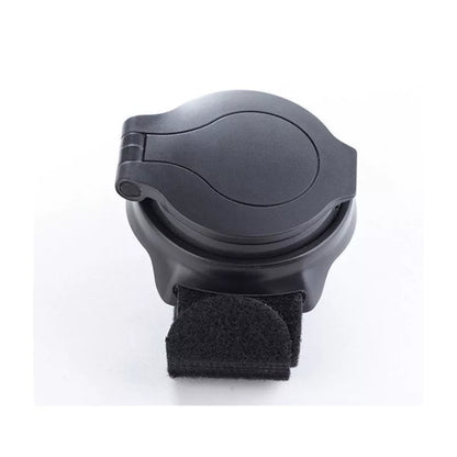 Wrist riding rear view mirror with 360° rotation and anti-slip mat