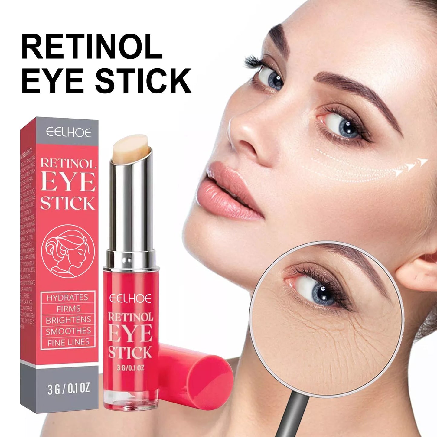 Retinol Eye Cream for Skin Repair, 3g net content, universal skin type