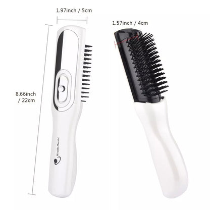 Electric head massage comb for hair growth and scalp relaxation