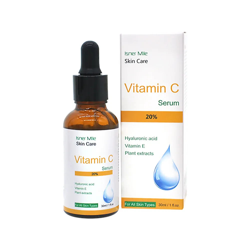 30ml bottle of Vitamin C undiluted facial essence for brightening and revitalising skin.