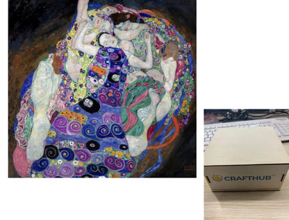 Animal Puzzle Craft Hub A3 Size Wooden Box for puzzle storage and organization