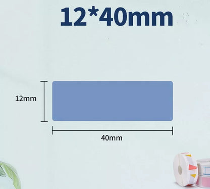 Pure color label thermal paper rolls for home and office organization