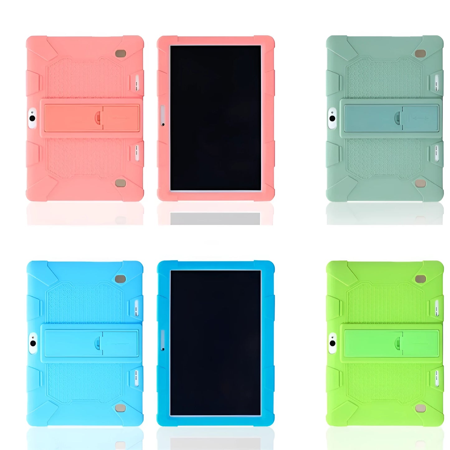 Little Overlord H10 Pro M20 silicone tablet case with built-in stand in multiple colour options