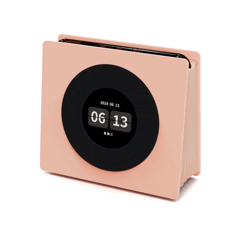 Floating lyrics Bluetooth speaker in white with lighting, 5W output, for desktop and home use
