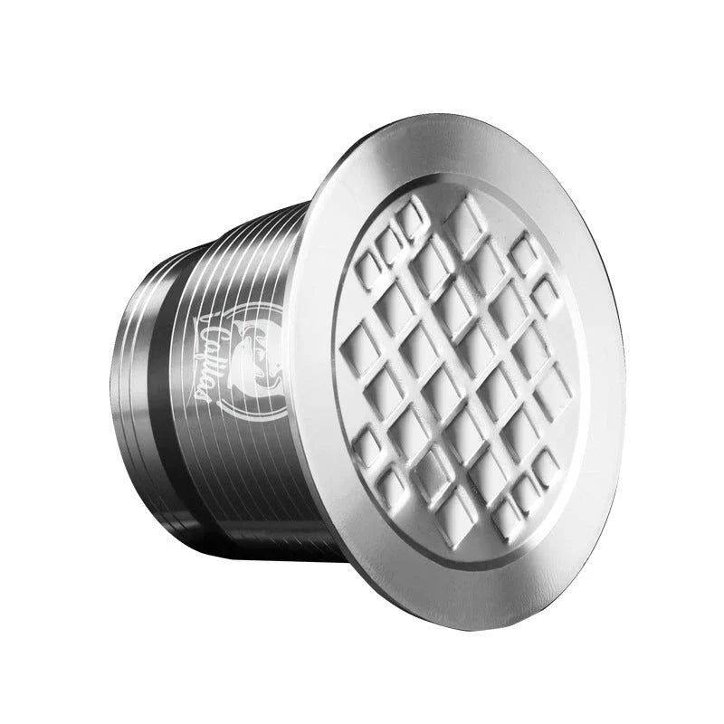 Premium Stainless Steel Coffee Capsule Shells with Square Openings