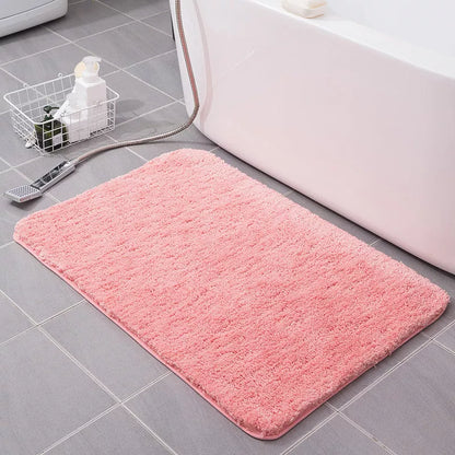 Polyester fiber doormat in various colors and sizes for home entryways