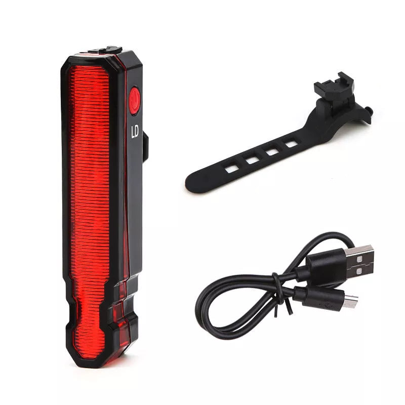 Spider-Man themed bicycle tail light with 150LUX brightness and USB charging