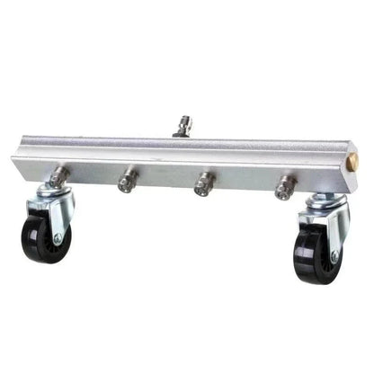 Powerful car undercarriage cleaning brush with extension rods for thorough and convenient car detailing