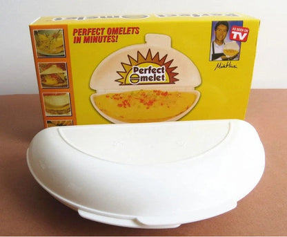 Non-toxic PP microwave oven egg tray for quick steamed eggs, white color, 11.5*21*5CM