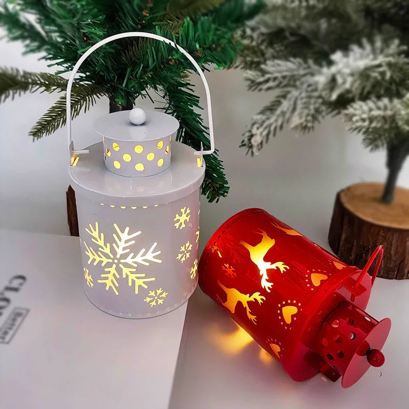 Enchanting LED Christmas candle lights with a captivating Nordic-inspired design, creating a warm, festive ambiance in any holiday setting.
