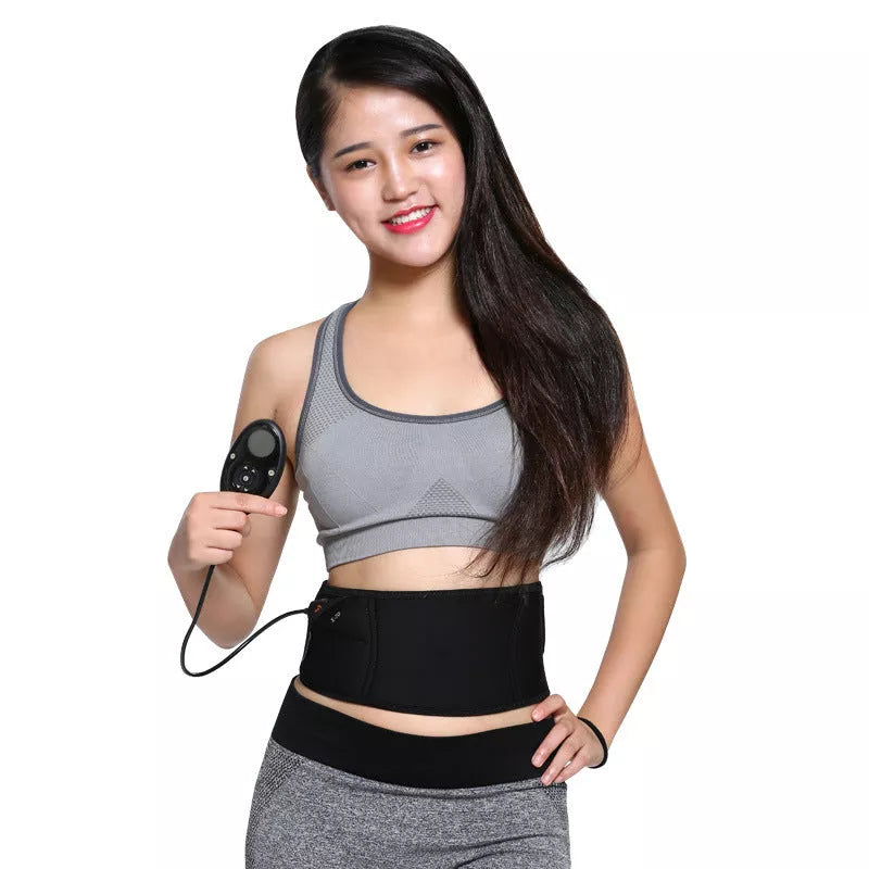 Flapper Fat Reducing Belt in Black with 220W power for fitness and beauty body goals