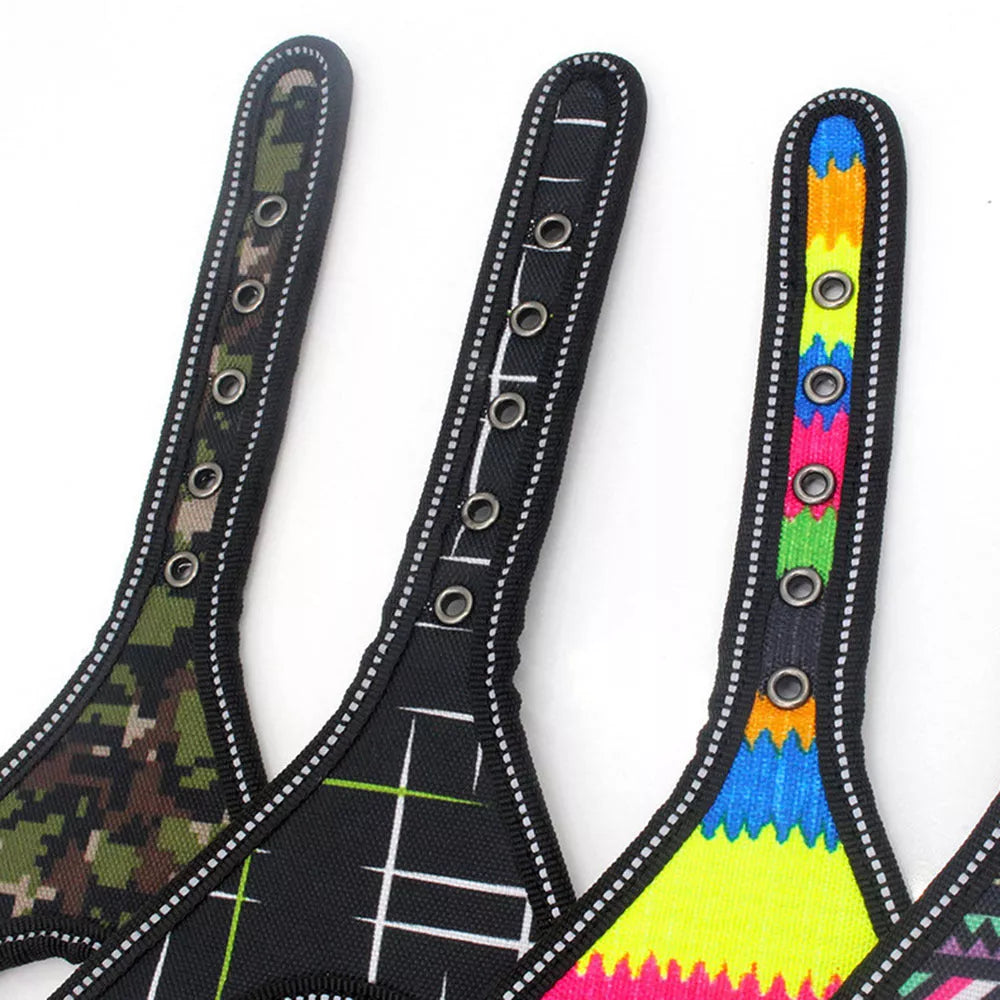 Adjustable reflective dog leash for small and medium dogs in various colors