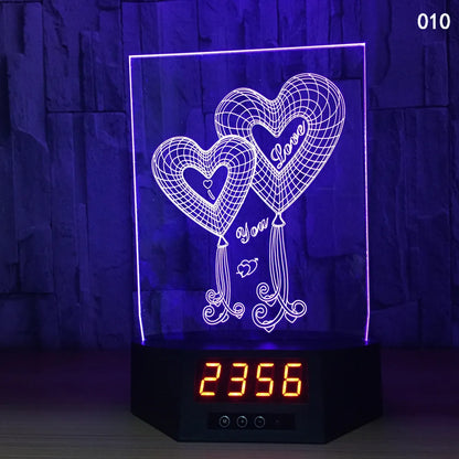 Glowing 3D dolphin LED night light on a table with remote control