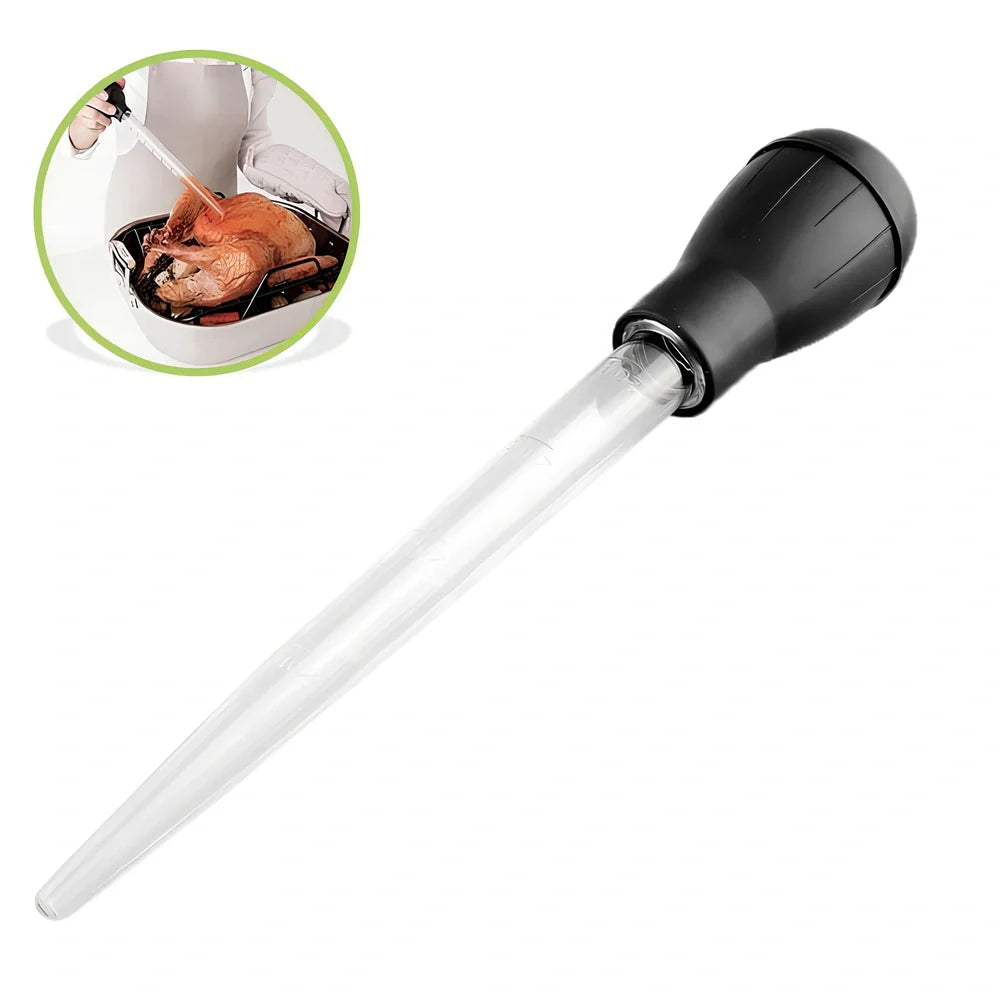 28cm long turkey oil dropper with 30ml capacity for precise kitchen oil dispensing