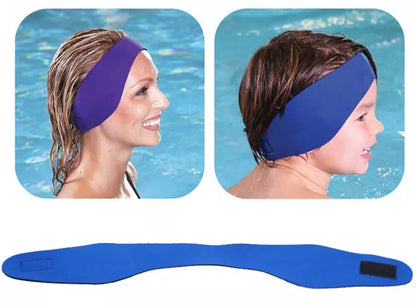 Rubber swimming headband in various colors for secure hair management during swimming