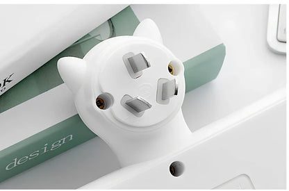 Smart socket with UK plug, LED indicators, USB ports and energy display