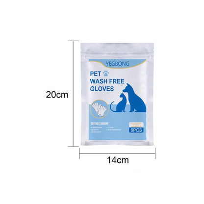 Disposable aluminum foil pet gloves for easy and hygienic pet care