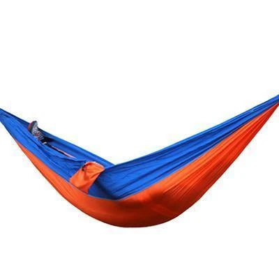 Durable and lightweight parachute hammock in various outdoor-friendly color options