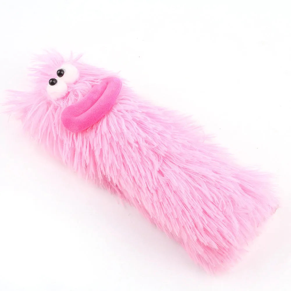 Interactive cat toys with crinkle sound and natural catnip in various colours including pink purple and light green