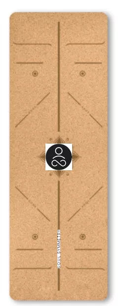 Cork Yoga Mat with double-sided non-slip surface for enhanced stability during yoga