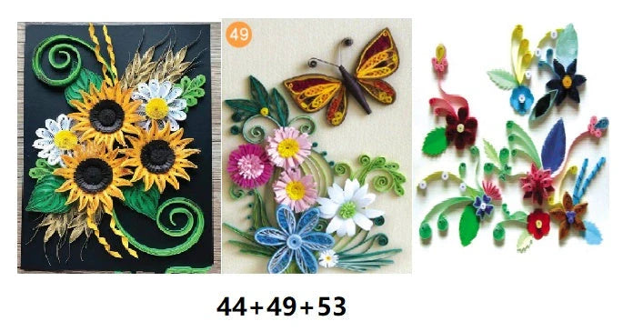 Premium DIY Paper Quilling Art Craft Kit with Vibrant Pre-cut Paper Strips, Essential Tools, and Detailed Instructions for Unique Handmade Projects