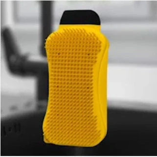 Versatile 3-in-1 Silicone Scrubber and Squeegee for Efficient Kitchen Cleaning