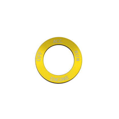 Aluminium alloy decorative ring for Dodge Challenger and Grand Cherokee air conditioning knob in multiple colours