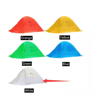 MU Gaodi Double Qingqi 2 Outdoor Camping Tent in various colors with waterproof feature
