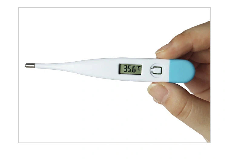 Electronic thermometer with soft head for comfortable and accurate temperature reading