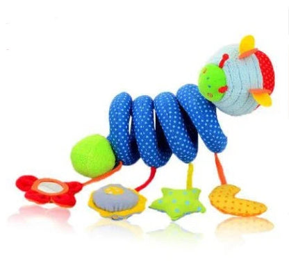 Soft, cuddly baby rattles with bunny and bear designs for cribs and strollers
