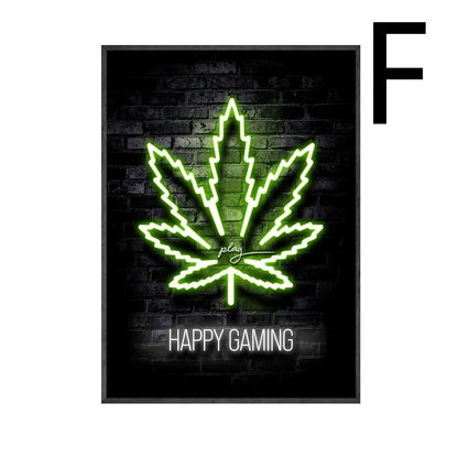 Canvas wall art print showing one of six style options, available in nine sizes from 13x18cm to 50x75cm