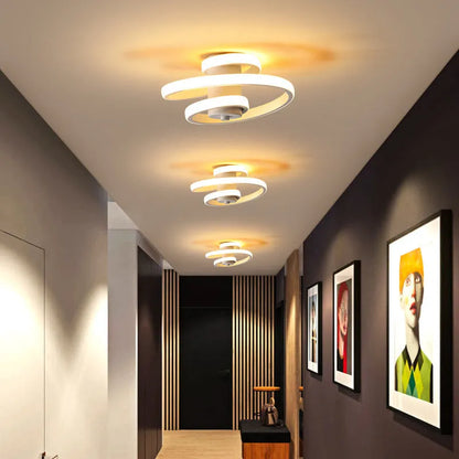 Modern silicone LED corridor light in butterfly and geometric shapes for entrance halls